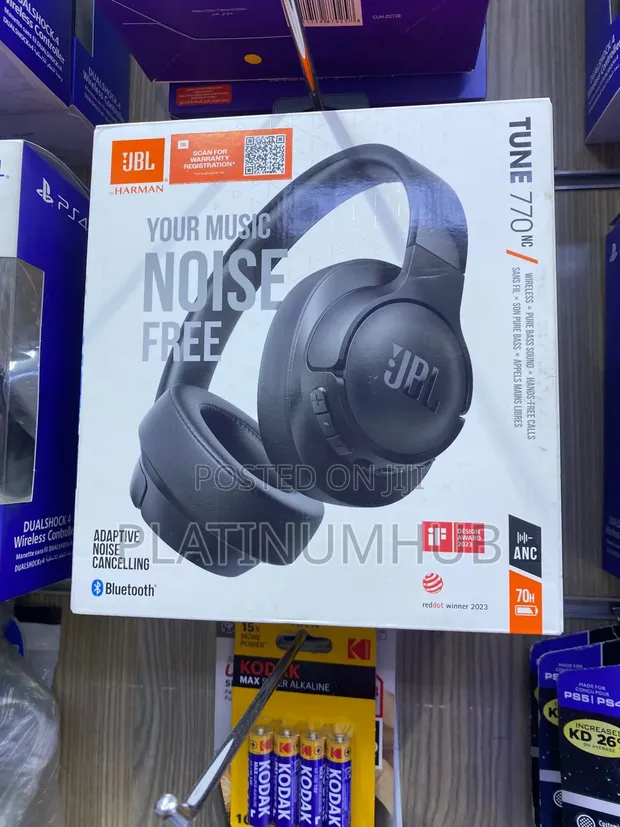 JBL Tune 770NC Wireless Noise Cancelling Headphones - 1