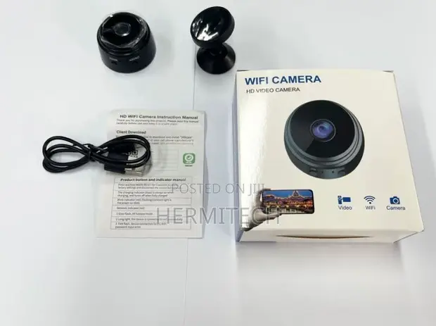 A9 Mini Hidden CCTV Camera with SD Card Slot, Audio, Night Vision - 1