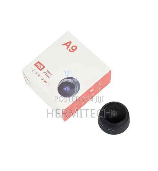 A9 Mini Hidden CCTV Camera with SD Card Slot, Night Vision & Audio - 1