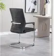 Black Mesh Reception Waiting Chair - 3
