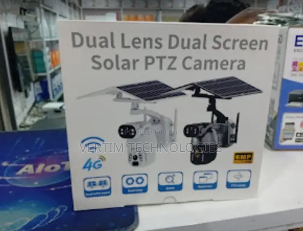 4G Dual Lens Smart CCTV Indoor Camera 6MP PTZ Motion Detection - 1