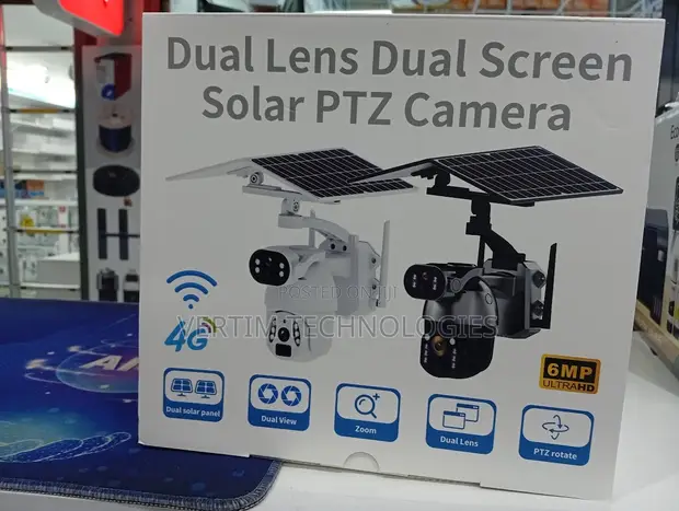 Ubox Power Series 4G Solar PTZ Security Camera - 1