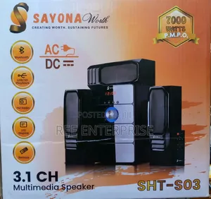 Sayona SHT-S03 3.1 Channel Woofer System