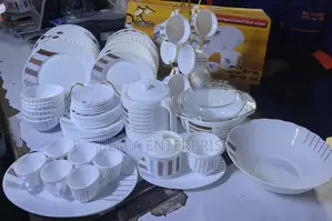 58-Piece Ceramic Dinnerware Set - Mega Discount