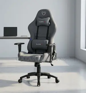Gray Fabric Gaming Chair