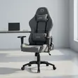 Gray Fabric Gaming Chair - 4
