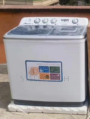 Von 13kg Twin Tub Washing Machine - White