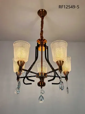 AFX Lighting Chandelier chenye Mikono 5