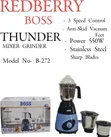Redberry Boss Thunder 550W Blender with 3 Jars - 2