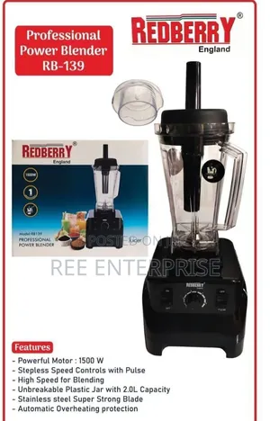 Redberry RB139 Commercial Blender