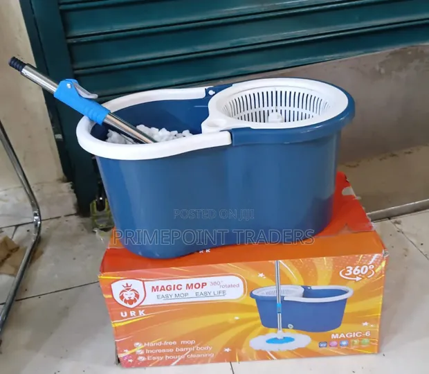 Premium Metallic Spin Mop - Brand New - 1