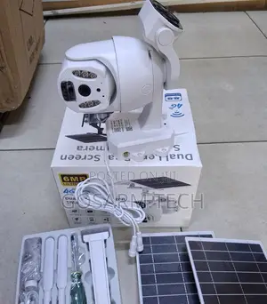 Ubox 6MP Dual Lens Solar 4G PTZ Camera