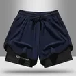 Unisex Two-in-One Gym Shorts - 5