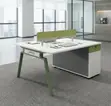 Modern Office Workstation Desk for Two - 2