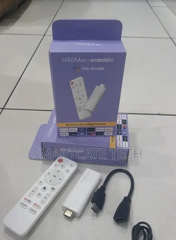 H96 Max 4K Smart TV Stick - Android 14 - 1