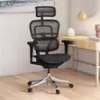 Black Full Mesh Orthopedic Home Chair - 1