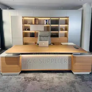 Modern C&C Boss Table - 2400mm