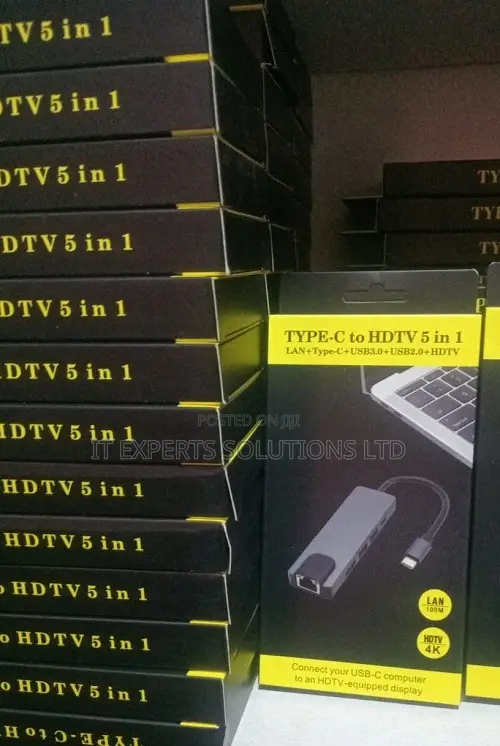 5-in-1 USB-C Hub Docking Station - 1
