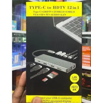 12-in-1 USB-C Hub Docking Station