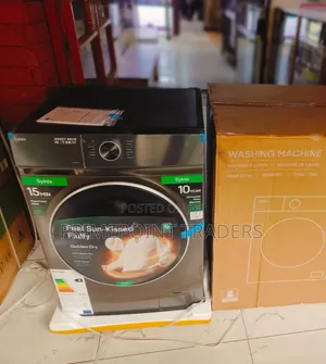 Syinix 10/7kg Front Load Washer Dryer - Brand New