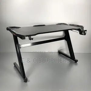 Modern Black 1.4m Gaming Desk