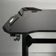 Modern Black 1.4m Gaming Desk - 3