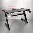 Modern Black 1.4m Gaming Desk - 4