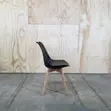 Modern Eames Style Dining Chair - Black - 3