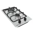 Haier 2-Burner Stainless Steel Gas Hob with Wok Burner - 2