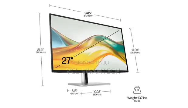 HP Series 5 Pro 27 Inch QHD Monitor - 527pq - 1