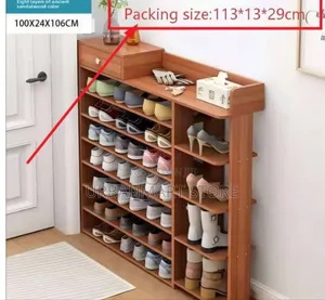 Heavy Duty Shoe Storage Rack 113x13x29cm