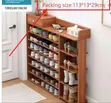 Heavy Duty Shoe Storage Rack 113x13x29cm - 1