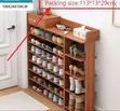 Heavy Duty Shoe Storage Rack 113x13x29cm - 2