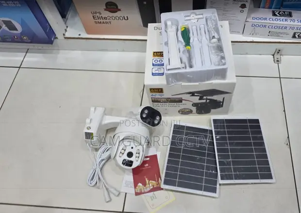 6MP Ultra HD 4G LTE Solar PTZ Camera with Dual View - 1