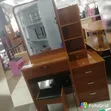 Modern White Vanity Dressing Table with Sliding Mirror - 2