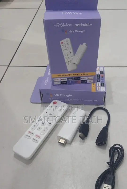 H96 Max Android TV Stick - Fast 4K Streaming - 1