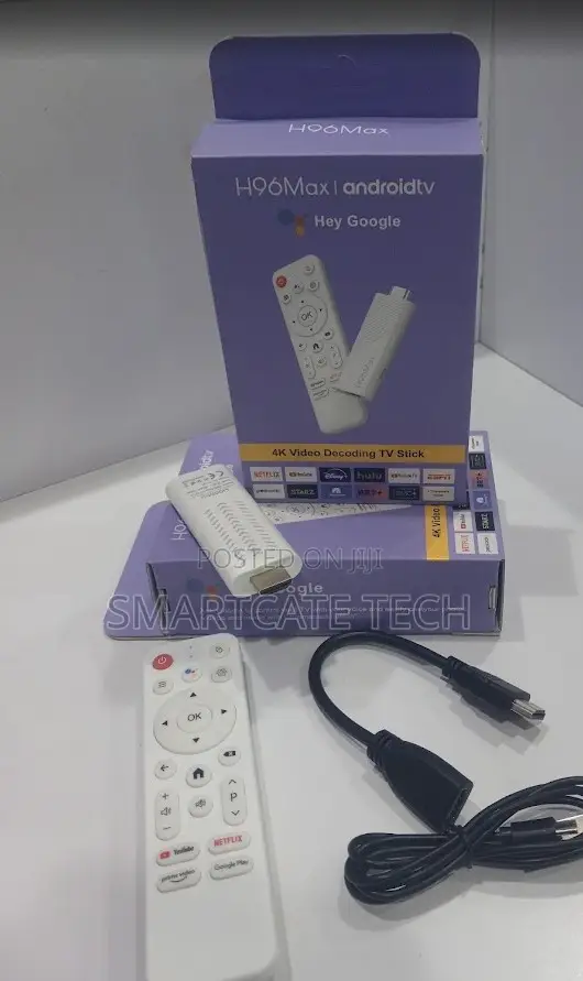 H96 Max TV Stick 4K Android 14 - 2GB RAM 16GB ROM - 1