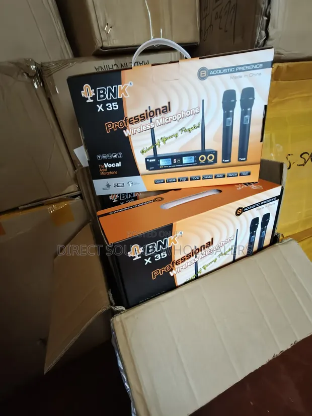 BNK X35 Professional Dual Wireless Microphone Set - 1
