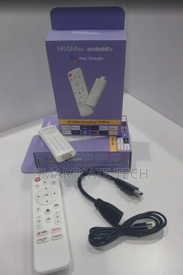 H96 Max Smart TV Stick - 4K Ultra HD, WiFi 6 - 1