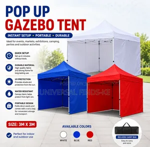 Foldable Gazebo Tent Outdoor Canopy with Side Walls