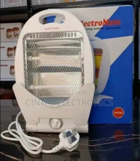ElectroMate 800W Portable Quartz Room Heater - 1