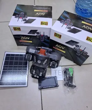 V380 Triple Lens 4G Solar PTZ CCTV Security Camera