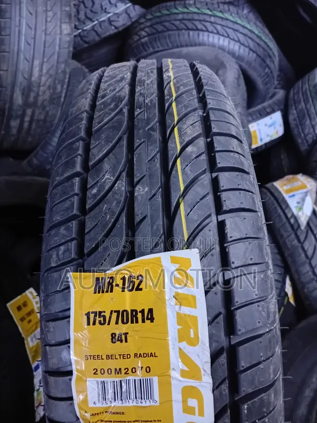 Brand New Mirage 175/70R14 Tires - 1