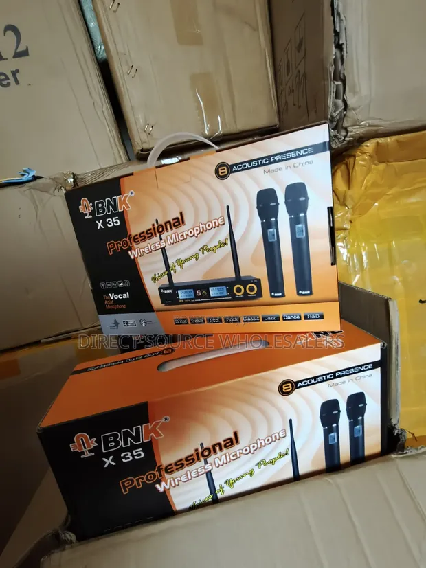 BNK X35 UHF Wireless Microphone Set - 2 Mics - 1
