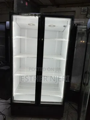 Super Clean Twin Door Display Counter Fridge - 900L