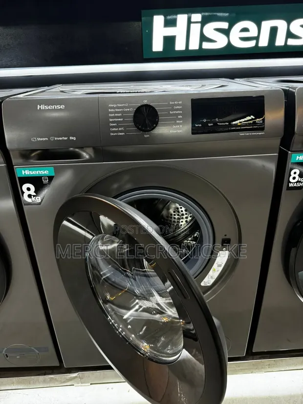 Hisense WFQP8014EVMT Mashine ya Kufulia ya Kilo 8 Mbele - 1