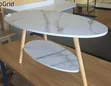 Executive MDF Marble Quality Coffee/Bedside Table - 1