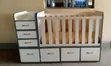 BUILT Baby Cot with Drawers - 5.5ft - 3