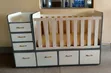 BUILT Baby Cot with Drawers - 5.5ft - 5