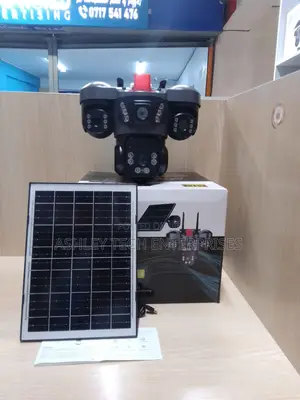 New V380 Triple Lens Security Camera with Siren